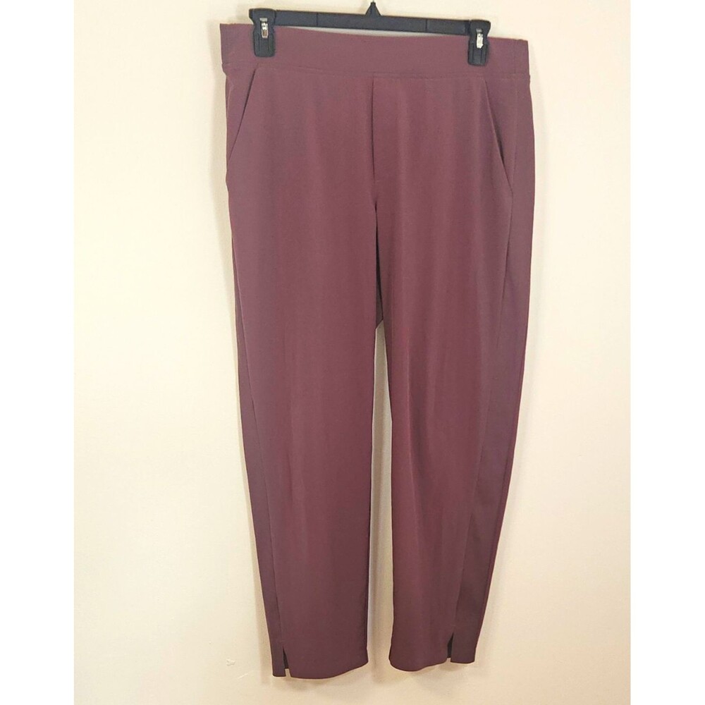 Athleta Women's Purple Pull On Jogger Pants Pockets Stretch Size 14